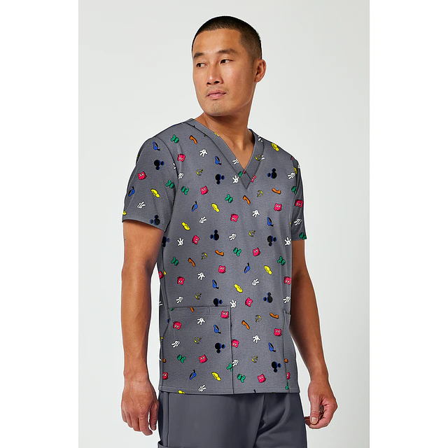 TOP CLÍNICO ESTAMPADO HOMBRE, TOONIFORMS DISNEY TF788 MKXB