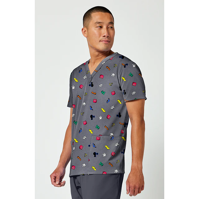 TOP CLÍNICO ESTAMPADO HOMBRE, TOONIFORMS DISNEY TF788 MKXB