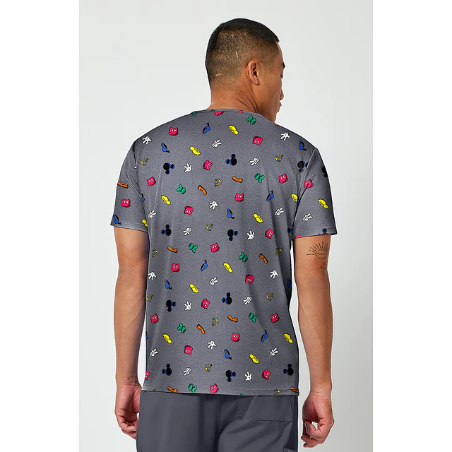 TOP CLÍNICO ESTAMPADO HOMBRE, TOONIFORMS DISNEY TF788 MKXB