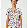 TOP CLÍNICO ESTAMPADO MUJER, TOONIFORMS DISNEY TF796 MKZL