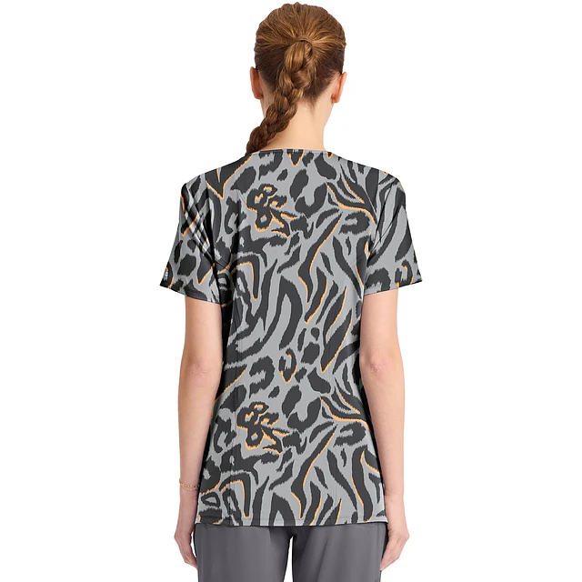 TOP CLÍNICO ESTAMPADO MUJER,  CHEROKEE INFINITY PRINTS CK609 BICT