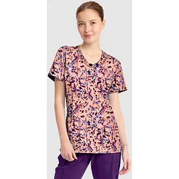 TOP CLÍNICO ESTAMPADO MUJER, CHEROKEE INFINITY PRINTS CK609 LPBR