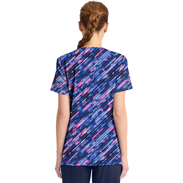 TOP CLÍNICO ESTAMPADO MUJER, CHEROKEE INFINITY PRINTS CK609 STMB