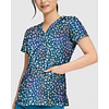 TOP CLÍNICO ESTAMPADO MUJER,  MED COUTURE PRINTS MC8564 MLCC