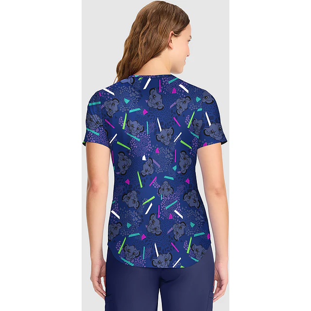 TOP CLÍNICO ESTAMPADO MUJER, TOONIFORMS DISNEY TF737 LKHF