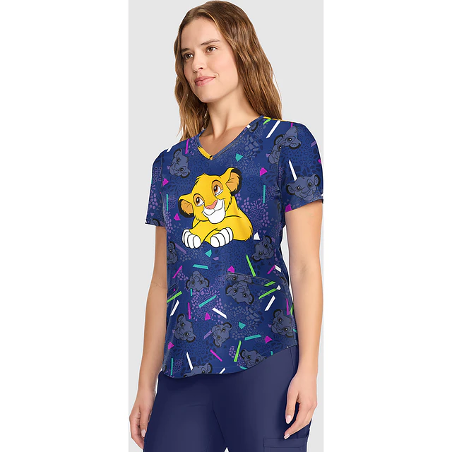 TOP CLÍNICO ESTAMPADO MUJER, TOONIFORMS DISNEY TF737 LKHF