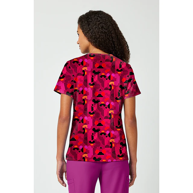 TOP CLÍNICO ESTAMPADO MUJER, TOONIFORMS DISNEY TF797 MKXG