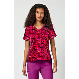 TOP CLÍNICO ESTAMPADO MUJER, TOONIFORMS DISNEY TF797 MKXG