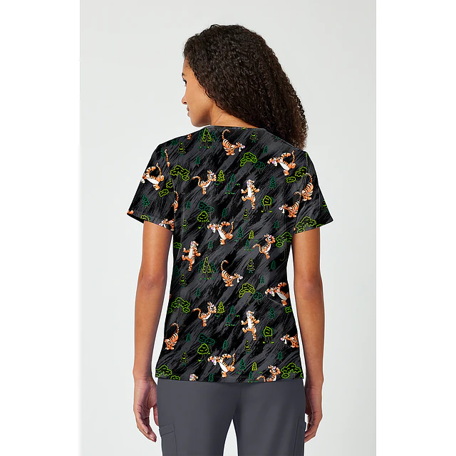 TOP CLÍNICO ESTAMPADO MUJER, TOONIFORMS DISNEY TF797 PHZF