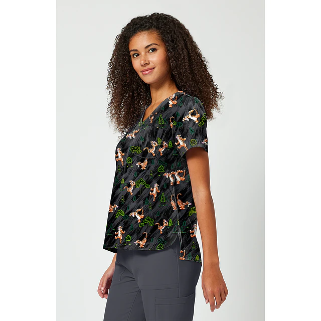 TOP CLÍNICO ESTAMPADO MUJER, TOONIFORMS DISNEY TF797 PHZF