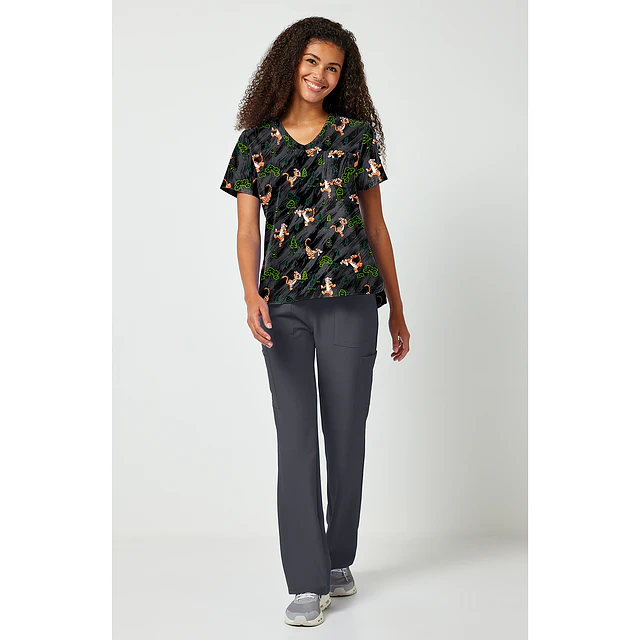 TOP CLÍNICO ESTAMPADO MUJER, TOONIFORMS DISNEY TF797 PHZF