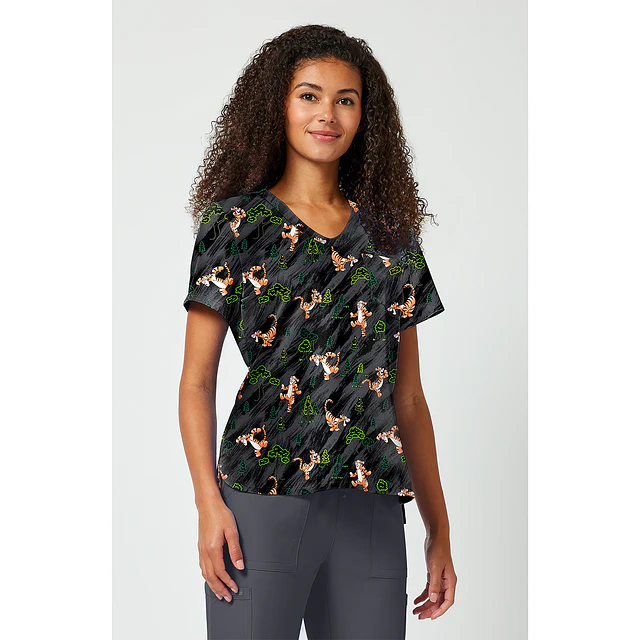 TOP CLÍNICO ESTAMPADO MUJER, TOONIFORMS DISNEY TF797 PHZF