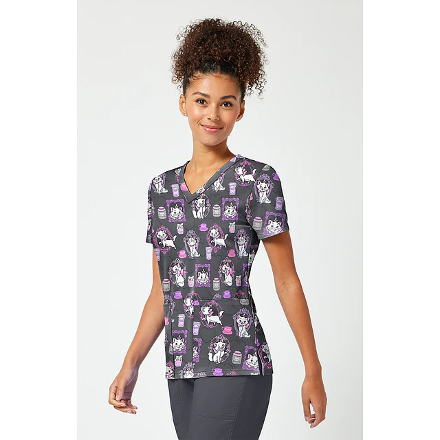 TOP CLÍNICO ESTAMPADO MUJER, TOONIFORMS DISNEY TF796 ACCC