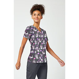 TOP CLÍNICO ESTAMPADO MUJER, TOONIFORMS DISNEY TF796 ACCC