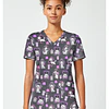 TOP CLÍNICO ESTAMPADO MUJER, TOONIFORMS DISNEY TF796 ACCC