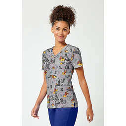 TOP CLÍNICO ESTAMPADO MUJER, TOONIFORMS DISNEY TF796 LAFH