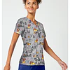 TOP CLÍNICO ESTAMPADO MUJER, TOONIFORMS DISNEY TF796 LAFH