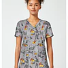 TOP CLÍNICO ESTAMPADO MUJER, TOONIFORMS DISNEY TF796 LAFH