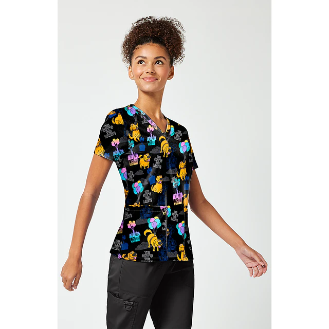 TOP CLÍNICO ESTAMPADO MUJER, TOONIFORMS DISNEY TF796 UPDU