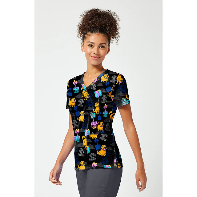 TOP CLÍNICO ESTAMPADO MUJER, TOONIFORMS DISNEY TF796 UPDU