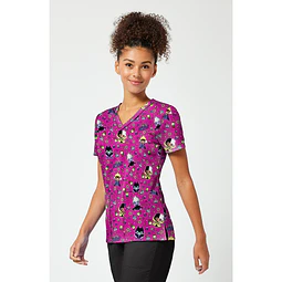 TOP CLÍNICO ESTAMPADO MUJER, TOONIFORMS DISNEY TF796 VISI