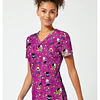 TOP CLÍNICO ESTAMPADO MUJER, TOONIFORMS DISNEY TF796 VISI
