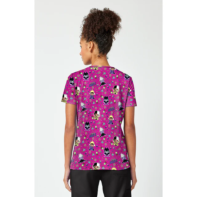 TOP CLÍNICO ESTAMPADO MUJER, TOONIFORMS DISNEY TF796 VISI