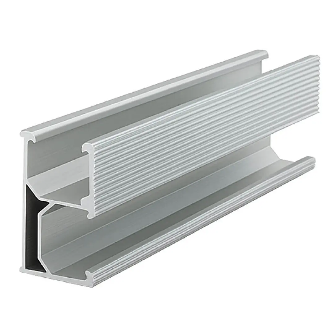 Riel aluminio estándar para panel solar 5000mm 1