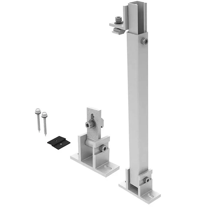Soporte Ajustable para Panel Solar 15°–30° (incluye frontal y trasera, Sin tornillos) 1
