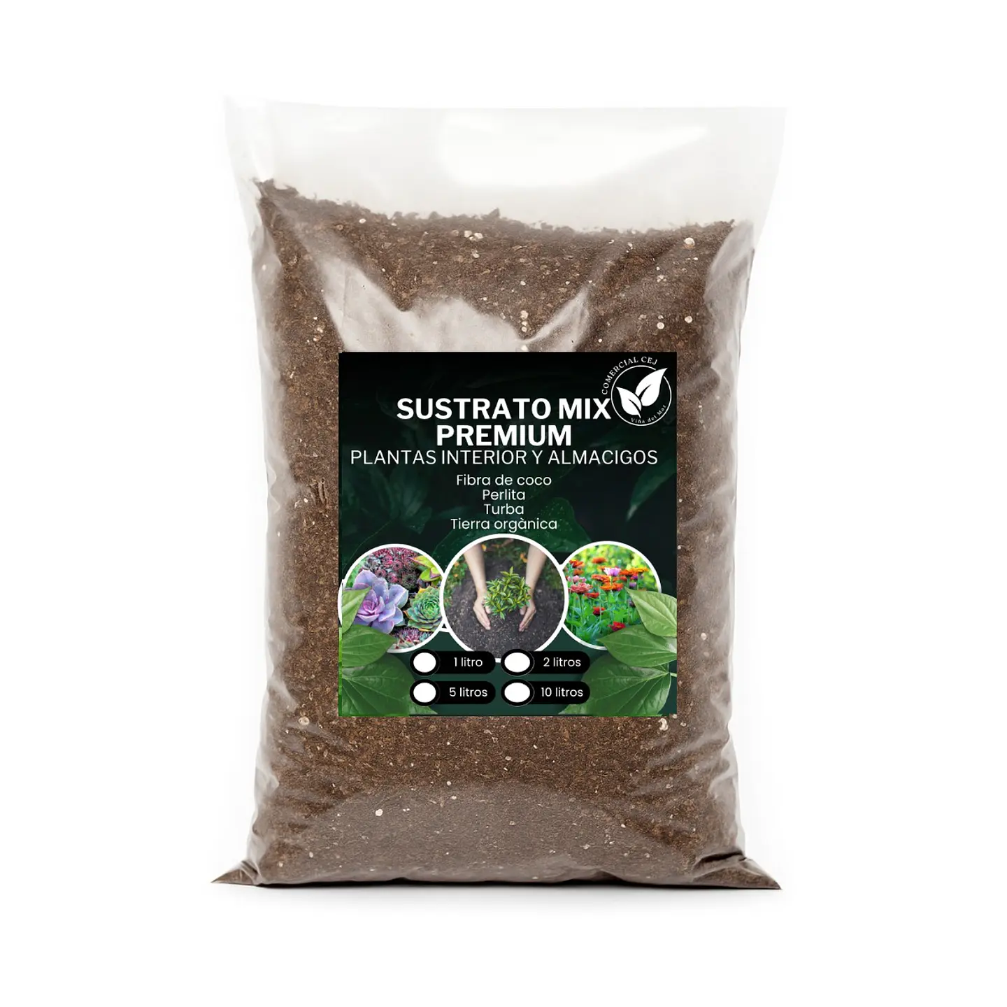 Pack Sustrato Mix premium + Pack fertilizantes (N - P - K - CA) 2