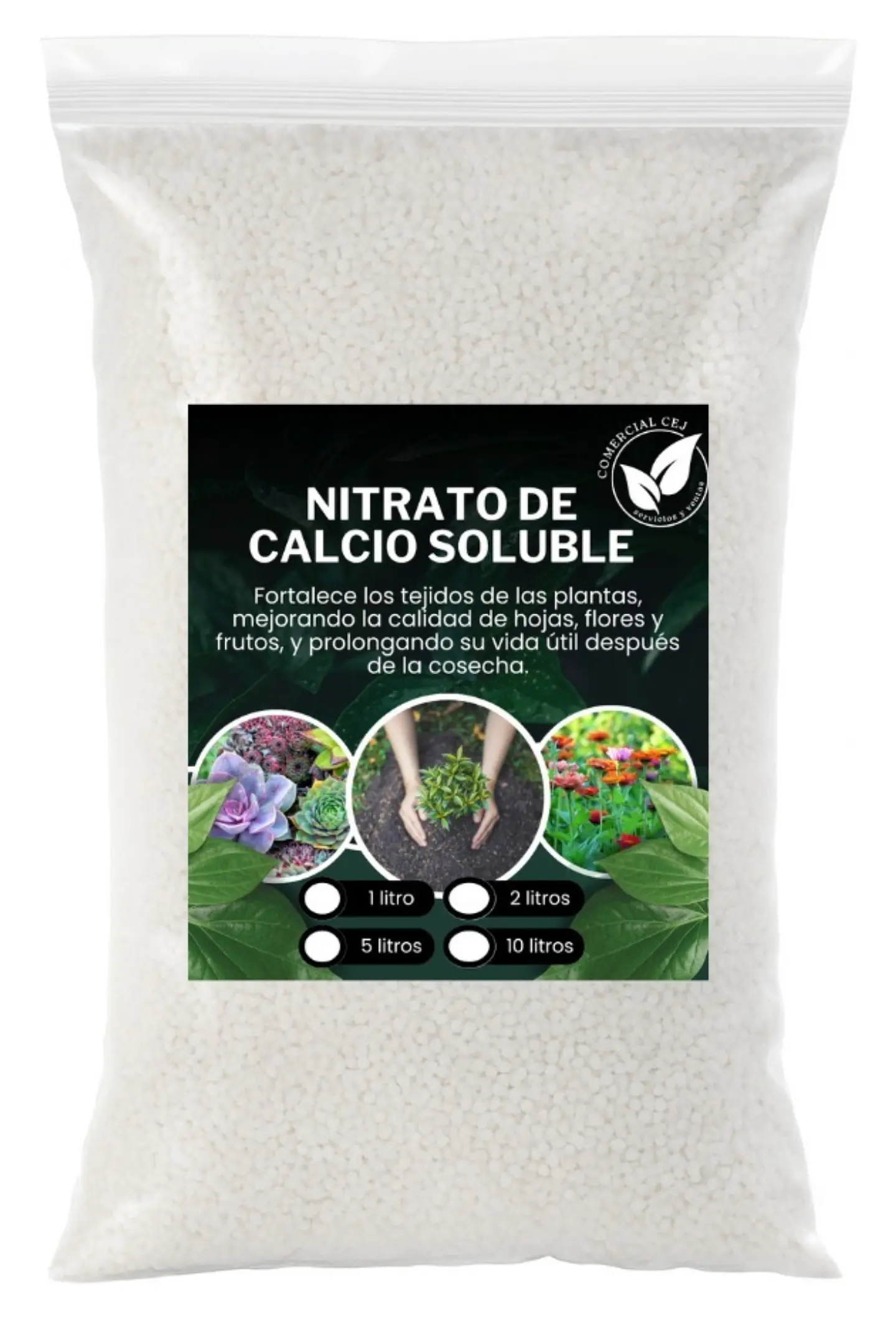 Pack Sustrato Mix premium + Pack fertilizantes (N - P - K - CA) 5