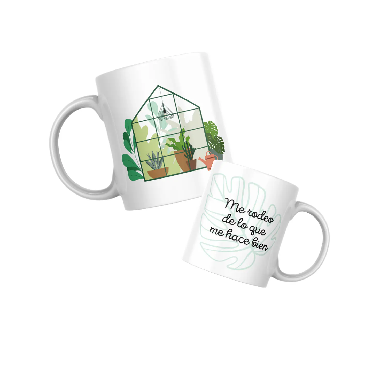 Taza diseño Me rodeo de lo que me hace bien 1