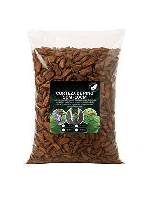 Corteza de Pino 4 - 8 cm 5 Litros