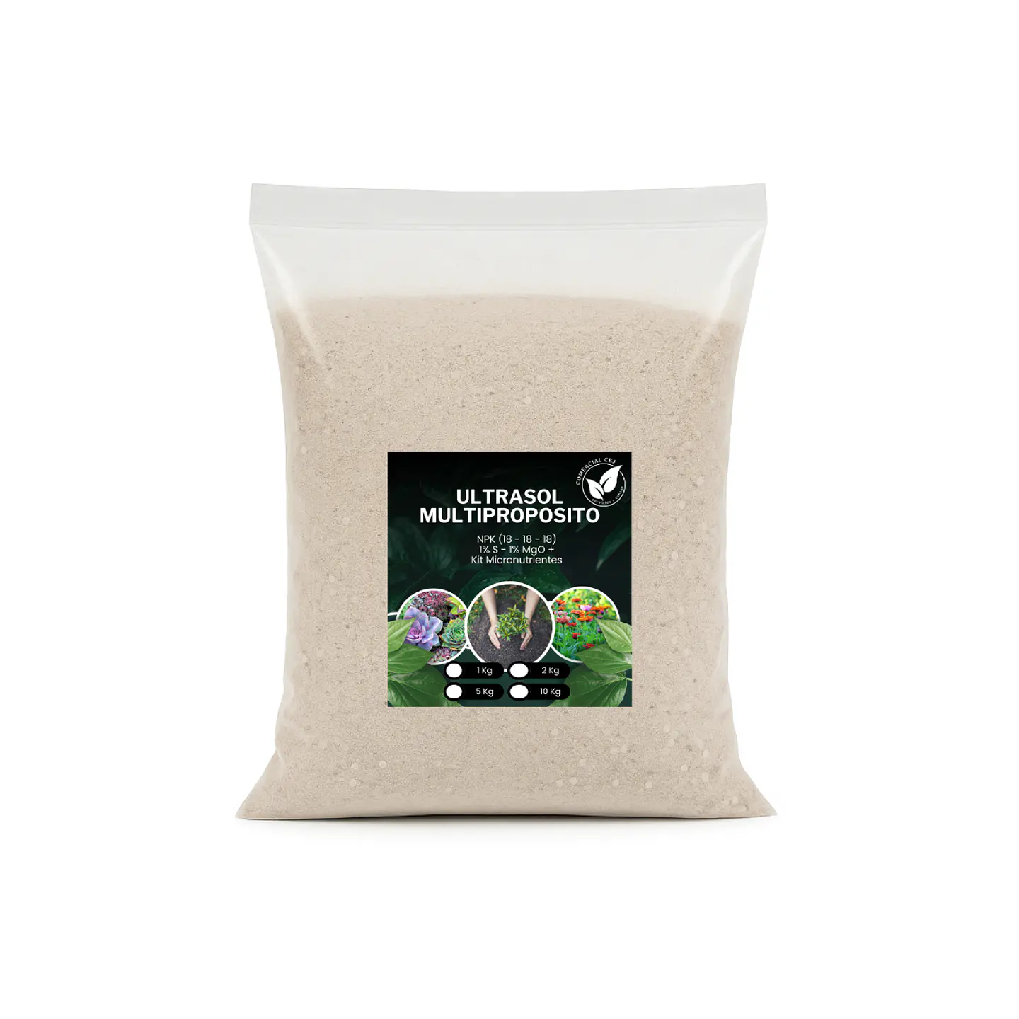 Fertilizante Soluble Ultrasol Multiproposito 18-18-18 NPK  1