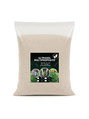 Fertilizante Soluble Ultrasol Multiproposito 18-18-18 NPK 1 Kg