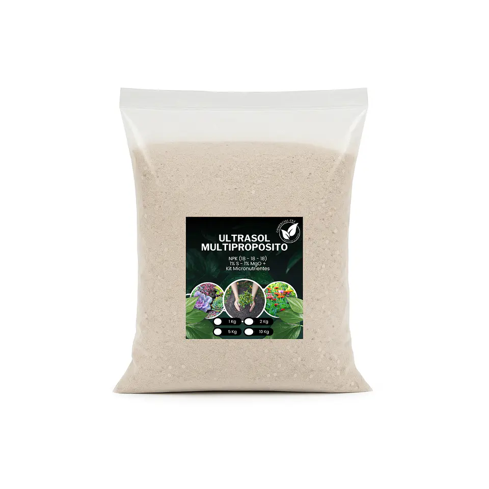 Fertilizante Soluble Ultrasol Multiproposito 18-18-18 NPK  1