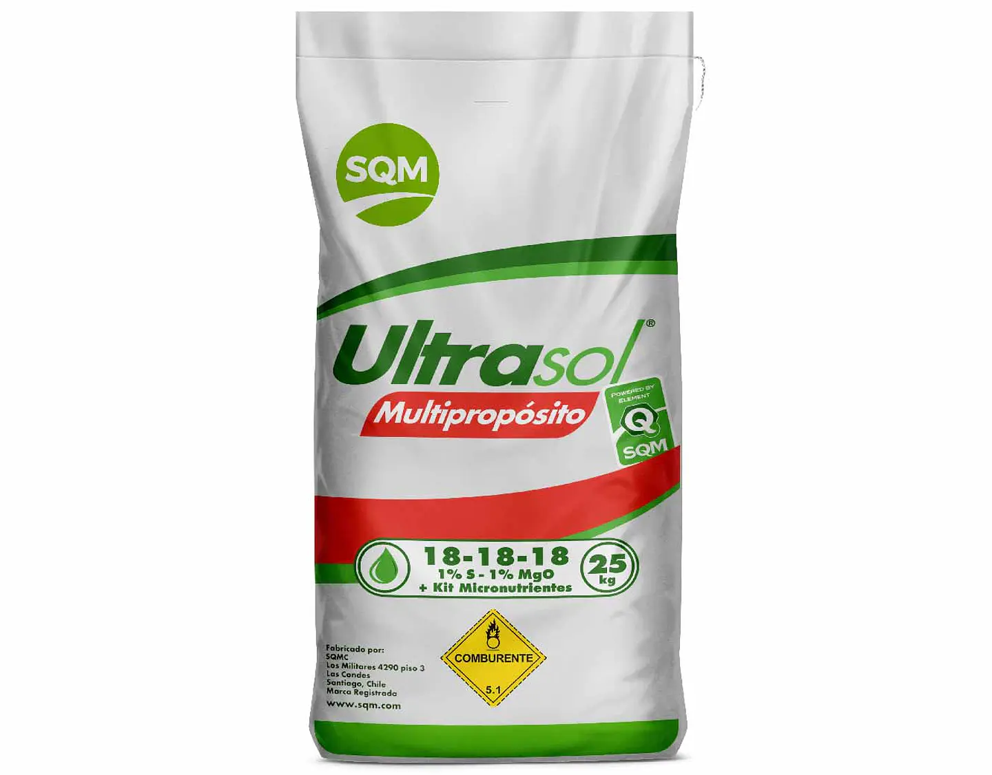 Fertilizante Soluble Ultrasol Multiproposito 18-18-18 NPK  2