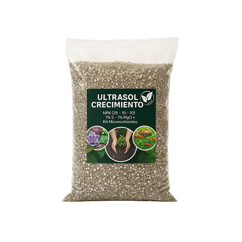 Fertilizante Soluble Ultrasol Crecimiento 25-10-10 NPK 