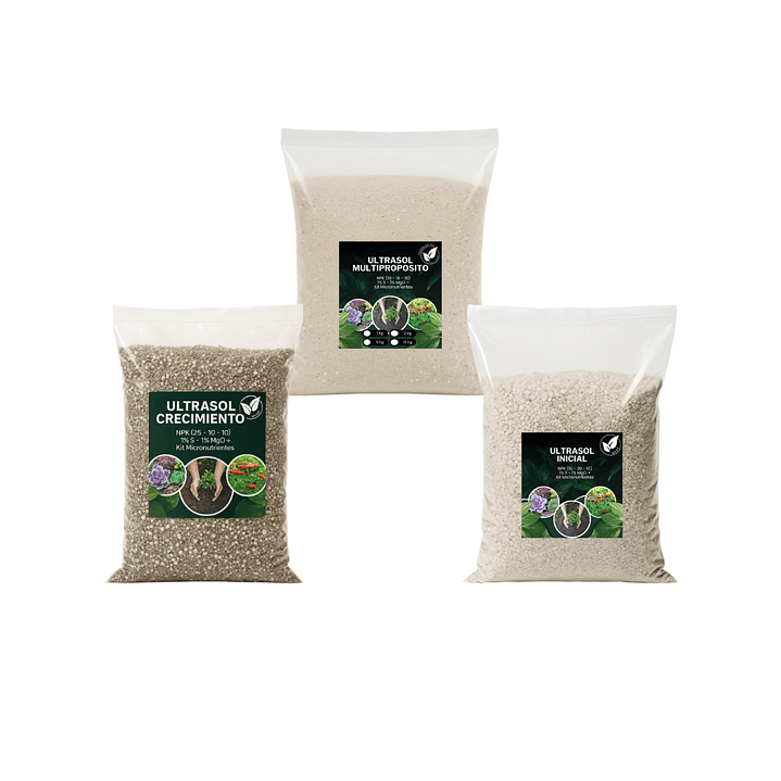 Pack Ultrasol Multiproposito - Inicial - Crecimiento 1kg C/u 1