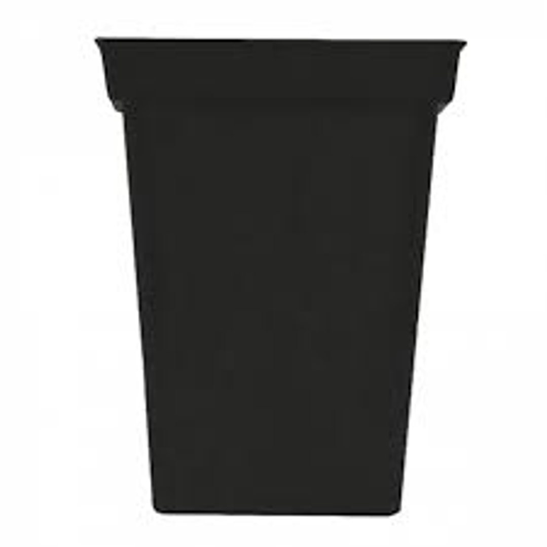 Maceta Cuadrada 20x20x25 De 7 Litros Negro Rectangular 2