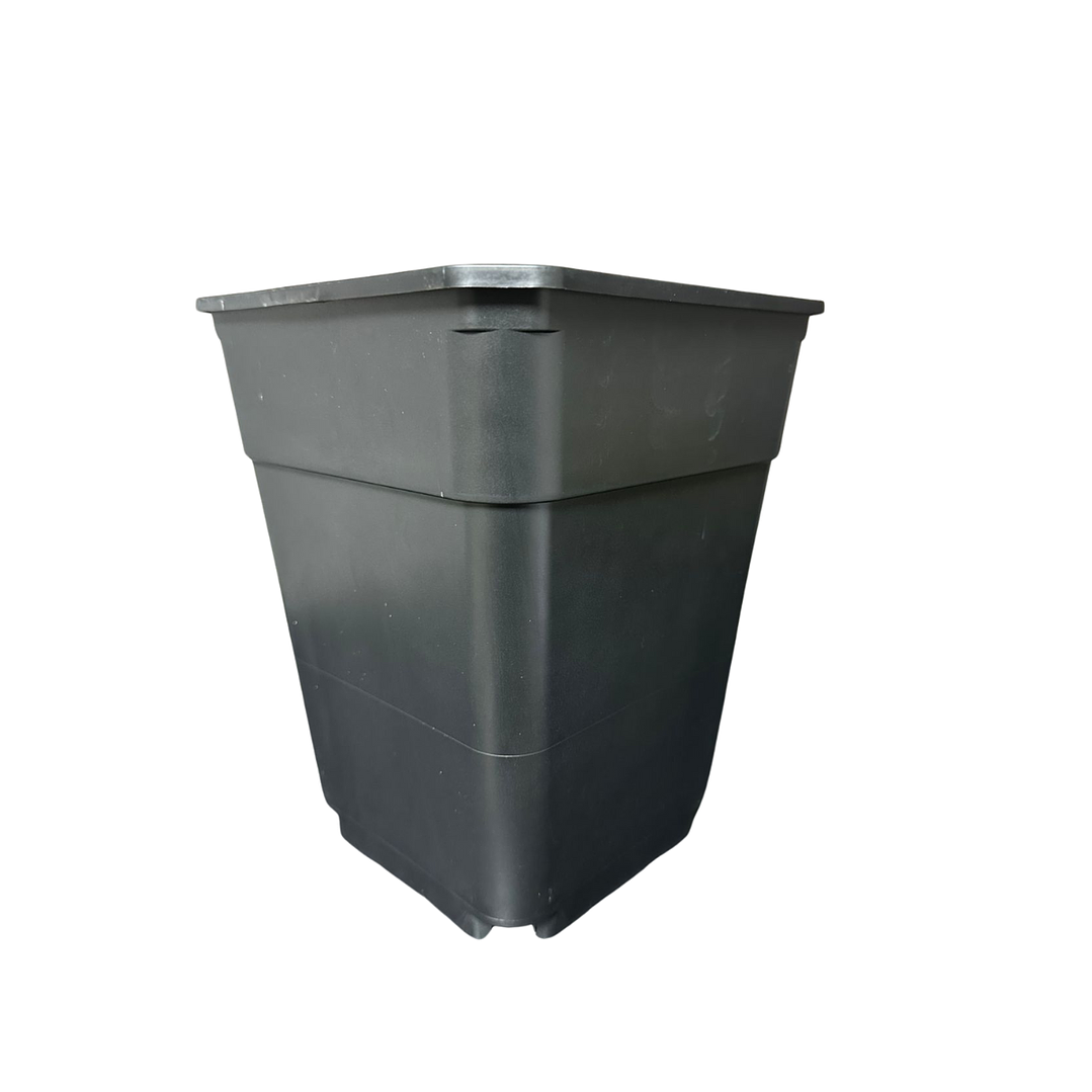 Maceta Cuadrada 20x20x25 De 7 Litros Negro Rectangular 1