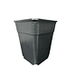 Maceta Cuadrada 20x20x25 De 7 Litros Negro Rectangular - Miniatura 1