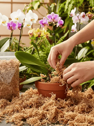 Musgo Sphagnum 5 Litros Deshidratado