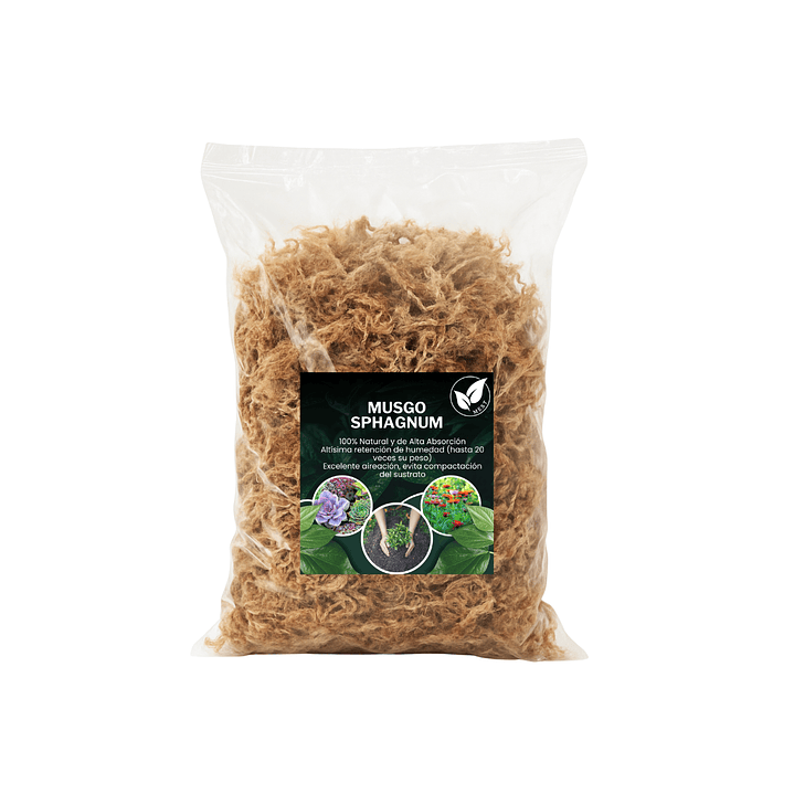 Musgo Sphagnum 10 Litros Deshidratado 1