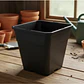 Maceta Cuadrada 20x20x25 De 7 Litros Negro Rectangular - Miniatura 1