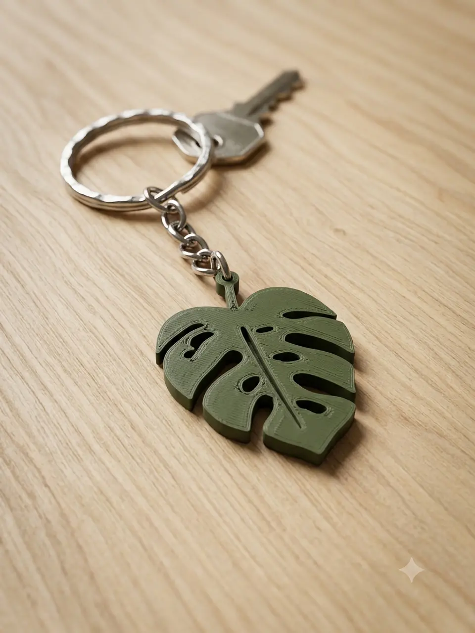 Pack 3 Llavero Hoja Monstera Mini 1