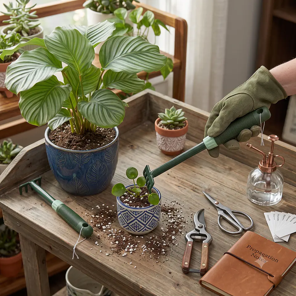 Rastrillo Metálico para Jardín con Mango Ergonómico 5 dientes rigidos 4