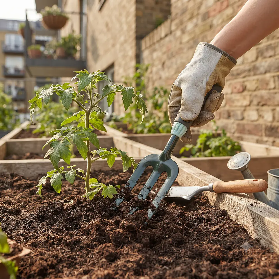 Horquilla pala de 3 puntas para jardin 3
