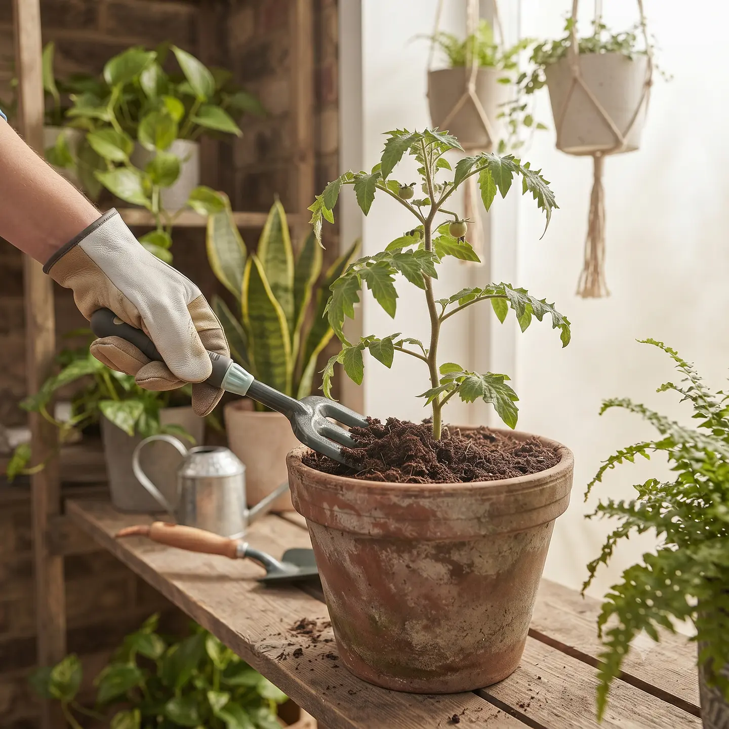 Horquilla pala de 3 puntas para jardin 4