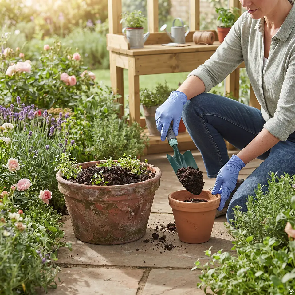 Pala angosta de Jardín Ergonómica - Herramienta Manual para Plantas y Trasplantes 3